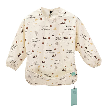 Long Sleeved Pocket Bib + Carry Pouch: Dream Big, Make Dua, Move Mountains