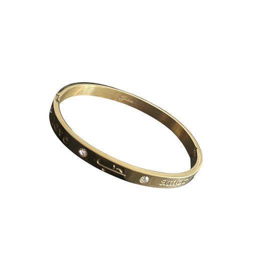 Tijdloze "Love" bangle