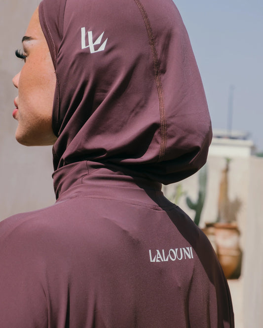 Sport hijab brown