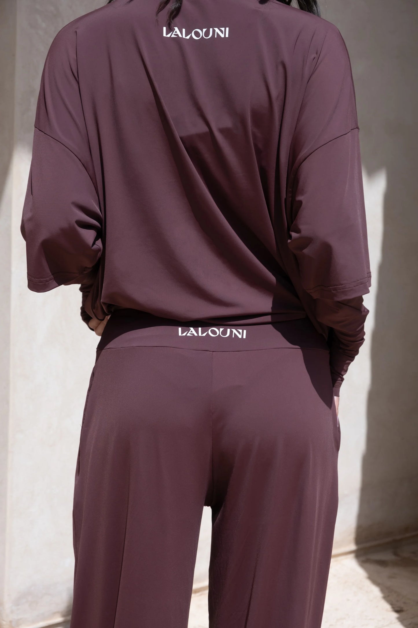 Sport wide pants brown